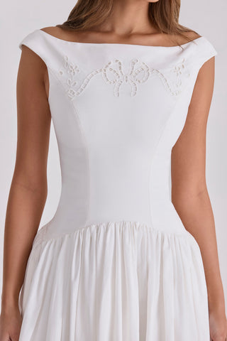 ADELE DRESS WHITE