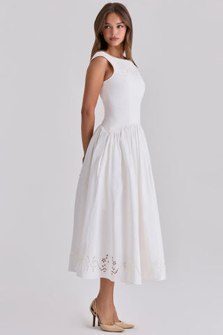 ADELE DRESS WHITE