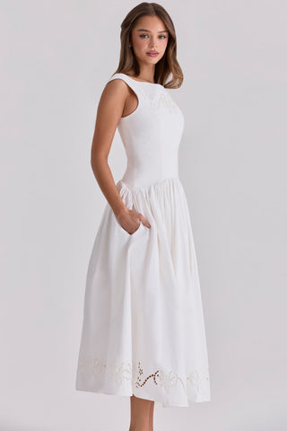 ADELE DRESS WHITE