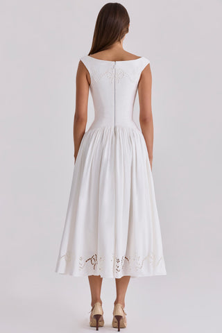 ADELE DRESS WHITE